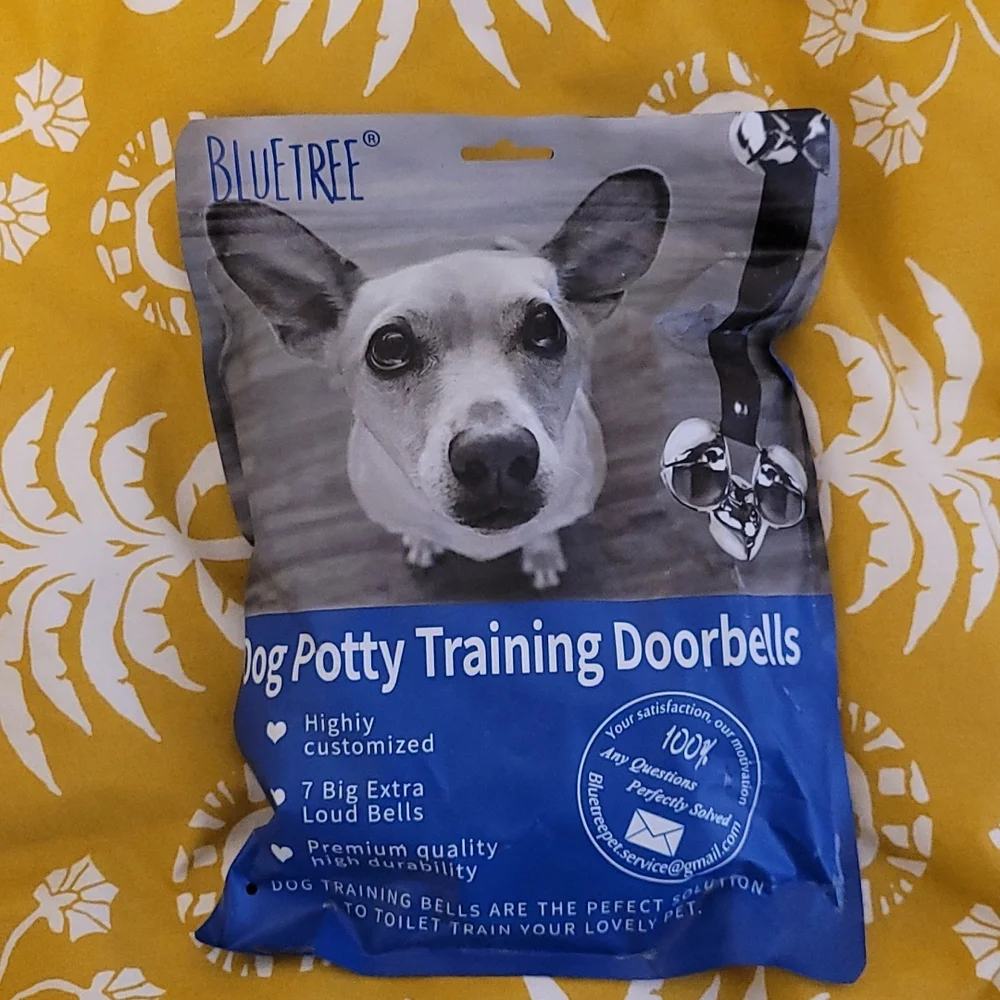 Dog potty training door bells